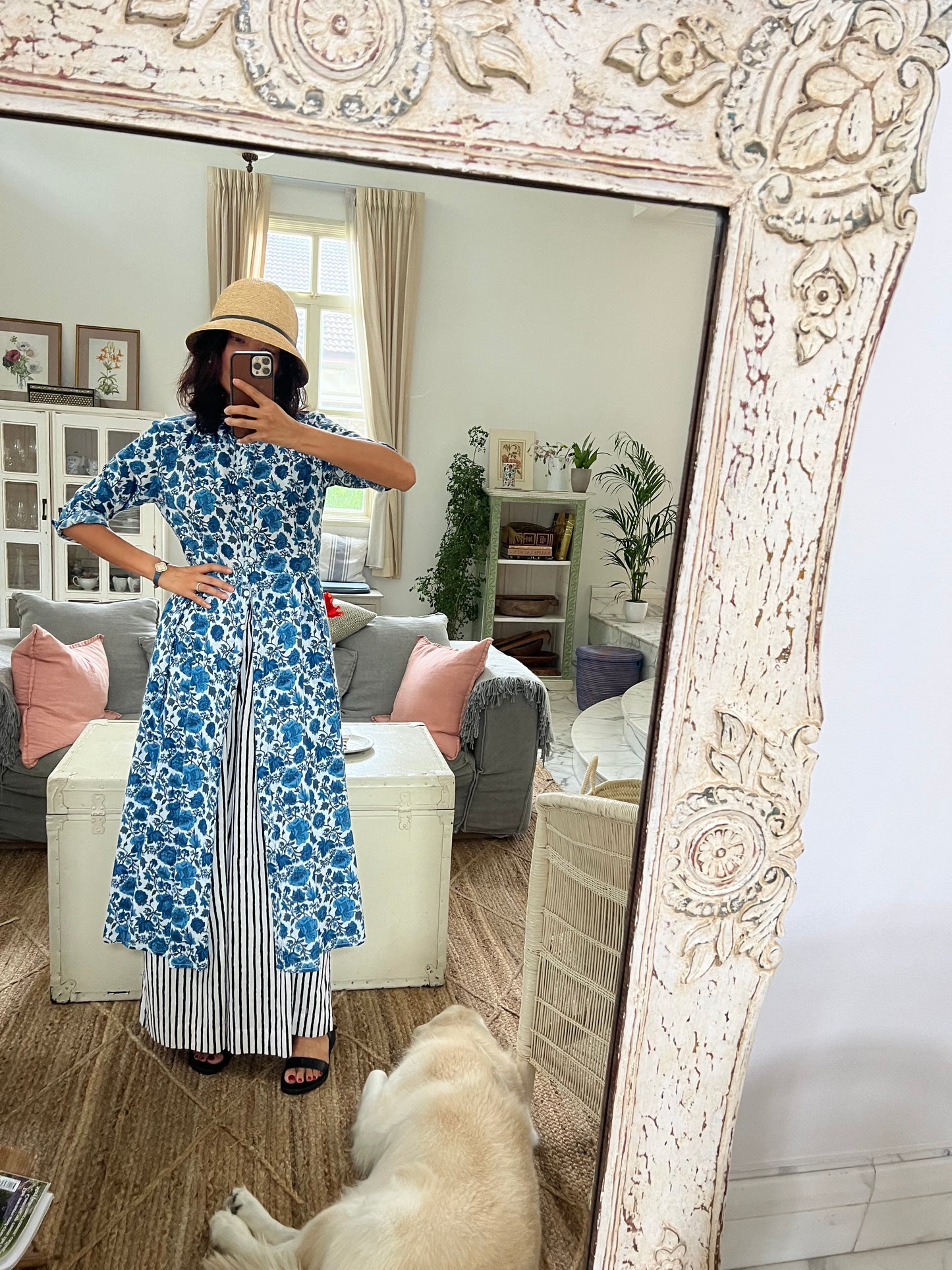 1950 Shirt midi dress