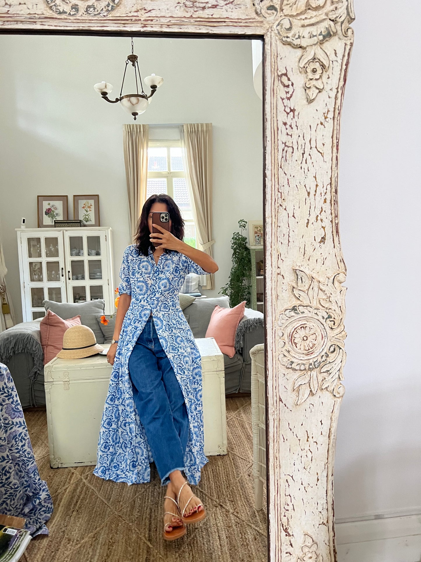 Positano Maxi Shirt Dress